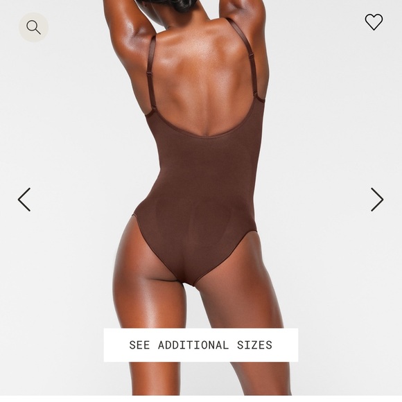 Skims Seamless Sculpt Brief Bodysuit in cocoa - Picture 4 of 7